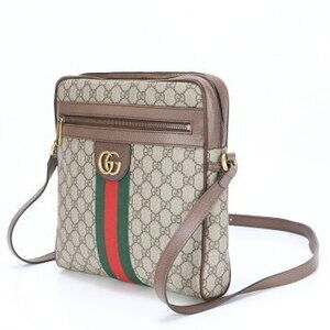 Gucci Supreme Ophidia GG shoulder messenger Sherry leather bag